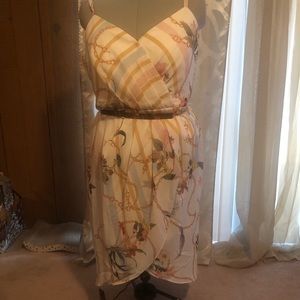 White high/low dress